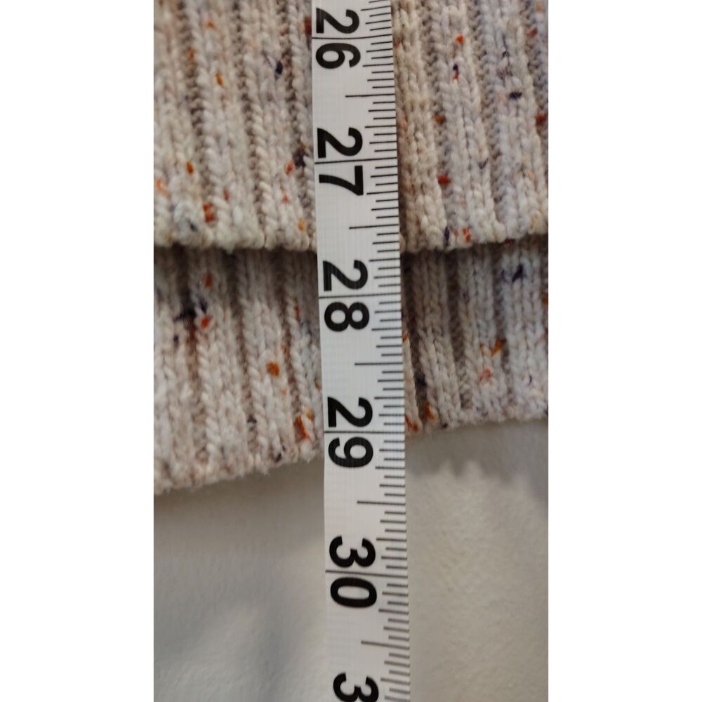 Westbound White colorful delicate speckle V-neck Knit sweater - Picture 5 of 5